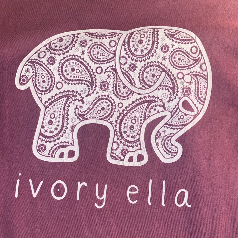 Maroon Long Sleeve Ivory Ella
